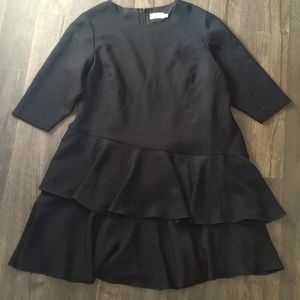 Eliza J layered skirt asymmetrical 18 dress